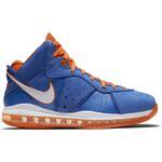 Баскетбольные кроссовки Nike LeBron 8 "Blue/Orange" - картинка