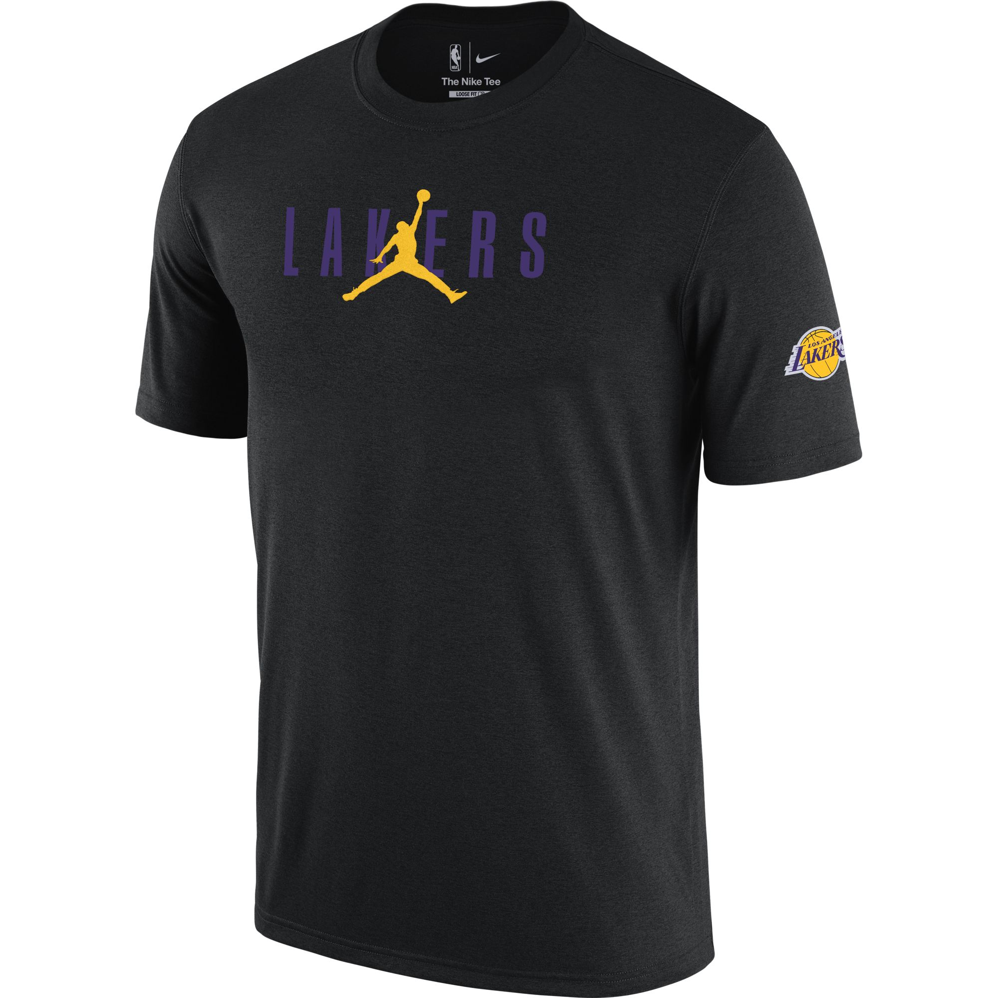 Купить Футболка Los Angeles Lakers Courtside | DA6512-010 в Москве или заказать доставку на Slamdunk.su