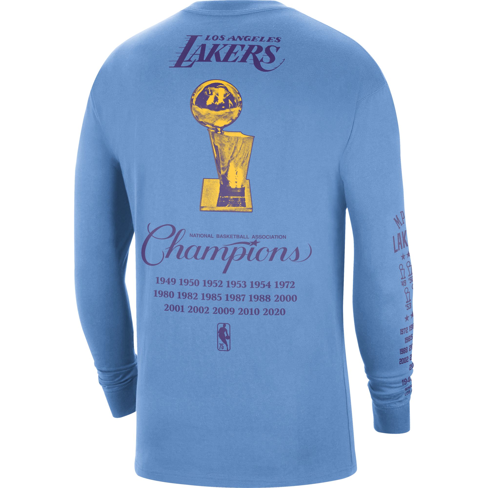 Купить Лонгслив Nike Los Angeles Lakers Courtside | DA7314-462 в Москве или заказать доставку на Slamdunk.su