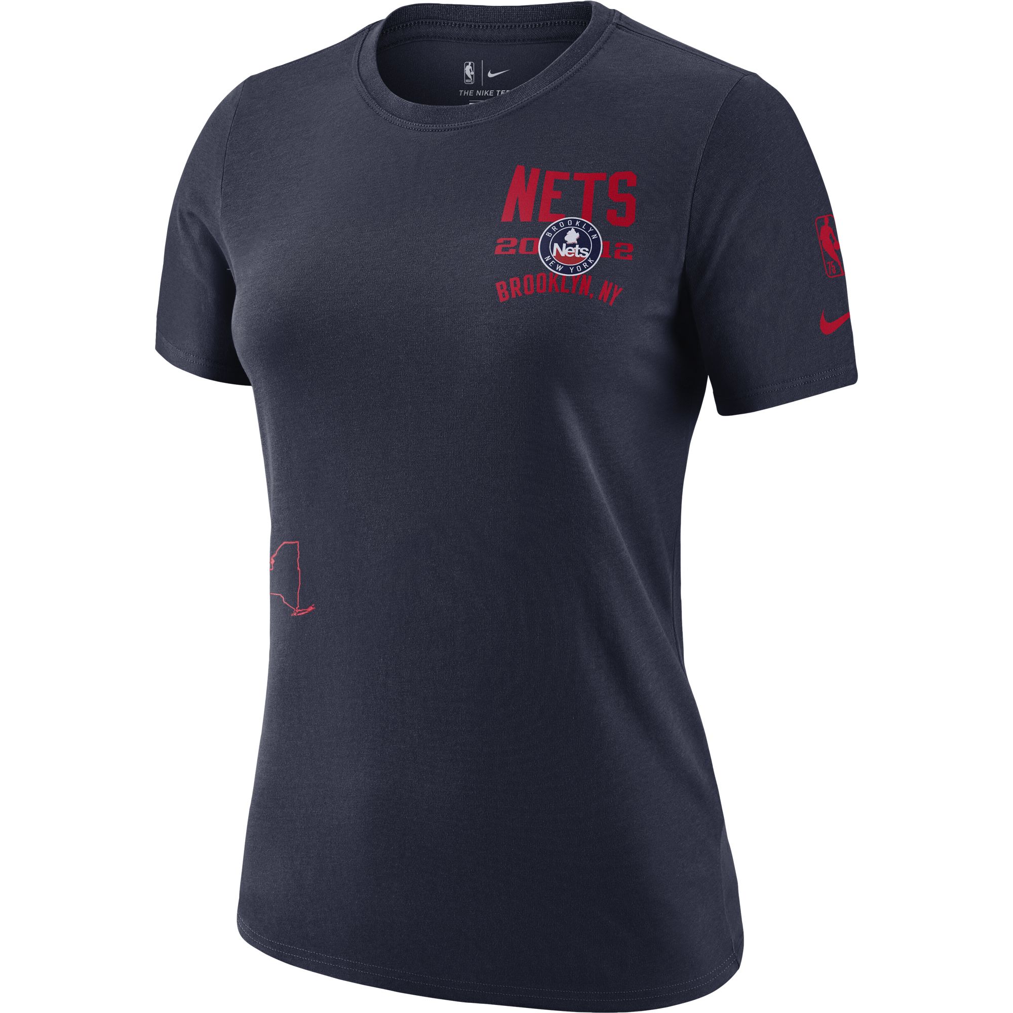 Купить Футболка Nike Brooklyn Nets Courtside City Edition | DA7548-419 в Москве или заказать доставку на Slamdunk.su