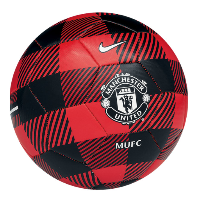 Футбольный мяч adidas Manchester United красный