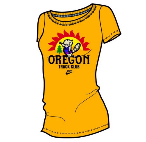Футболка женская Nike Good Oregon Mash - картинка