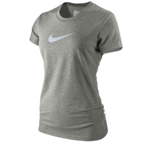 Футболка женская Nike SWOOSH NIKE DRI-FIT COTTON T - картинка