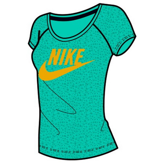 Купить Женская майка Nike Street Branded Short Sleeve | 342833-300 в Москве или заказать доставку на Slamdunk.su