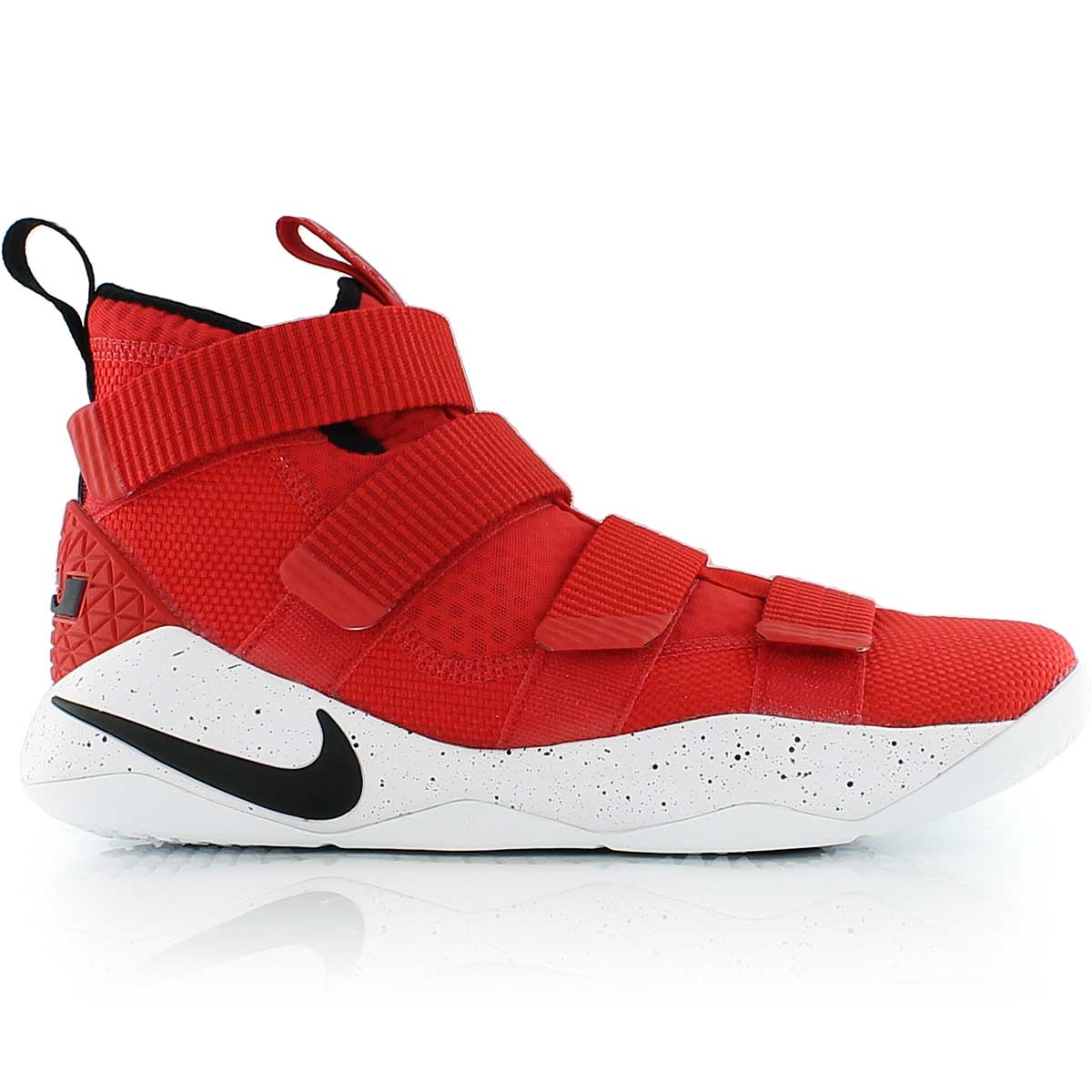 Баскетбольные кроссовки LeBron Soldier XI "University Red" - картинка