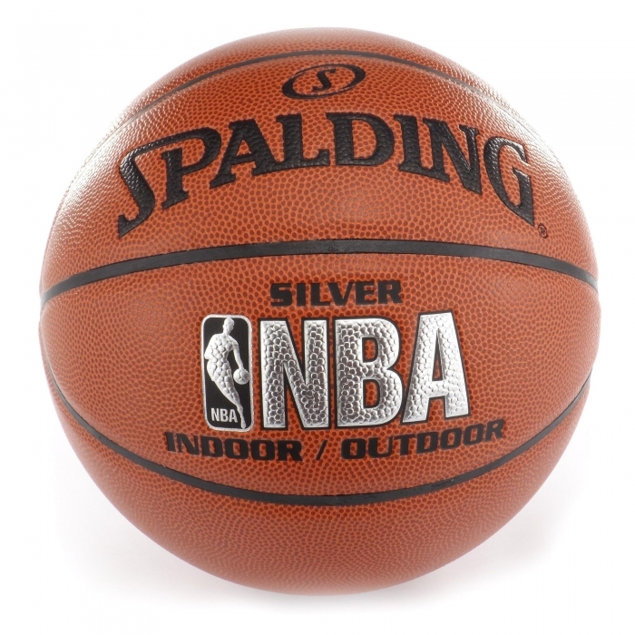 Баскетбольный мяч Spalding NBA Silver  - картинка